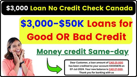 Loan No Credit Check Canada